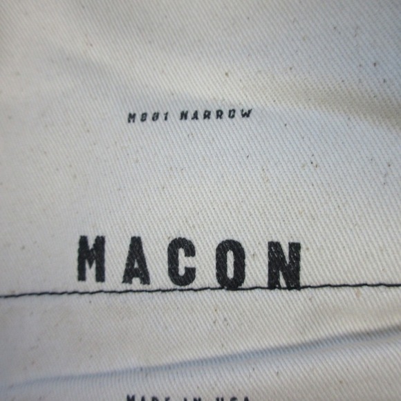 Simon Miller Black Macon Narrow Jeans Men 30x34 Black Cotton Denim 622 - Picture 5 of 11